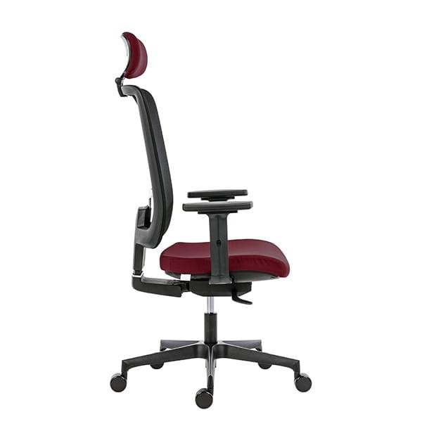 Powerton ERGO LUCIE Ergonomiczny fotel biurowy, Czerwony-3 1392 