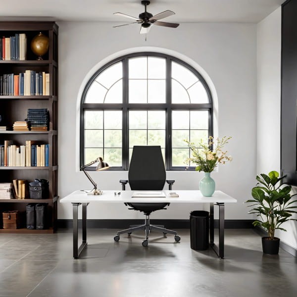 Powerton ERGO SIMA Ergonomiczny fotel biurowy, Czarny-7 1394 
