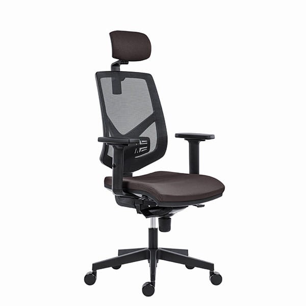 Powerton ERGO TINA Ergonomiczny fotel biurowy, Szary-2 1398 