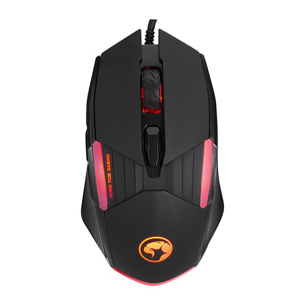 Marvo CM430 US zestaw klawiatura przewodowa (USB) US, czarna mysz dla gracza, podkładka, klawiatura, do gry, membranowa rodzaj pod-2 1399 