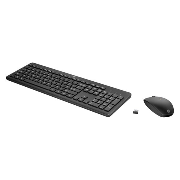 HP Wireless Keyboard &amp; Mouse zestaw klawiatura bezprzewodowa CZ/SK, czarna z myszą optyczną bezprzewodową, AAA, multimedialny, USB-2 1408 