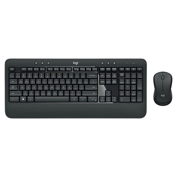 Logitech MK540 zestaw klawiatura bezprzewodowa US, czarna z myszą optyczną bezprzewodową, AA, multimedialny, odbiornik nano z tech-1 1409 
