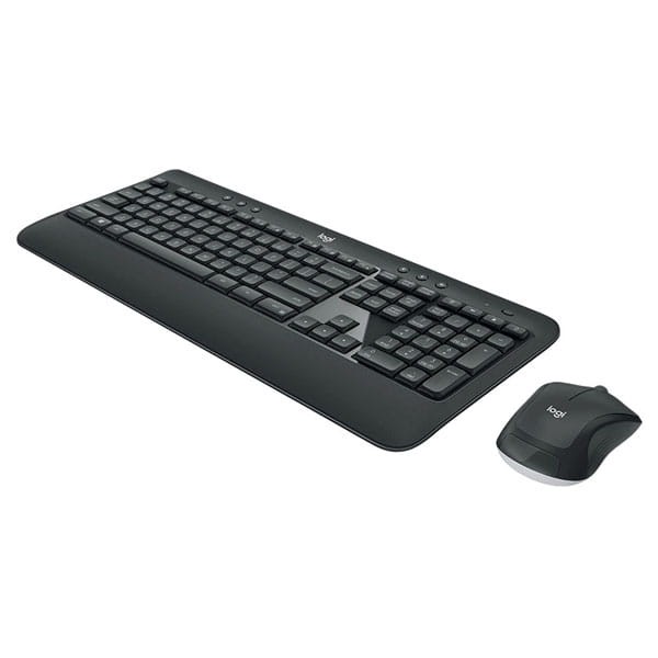 Logitech MK540 zestaw klawiatura bezprzewodowa US, czarna z myszą optyczną bezprzewodową, AA, multimedialny, odbiornik nano z tech-2 1409 