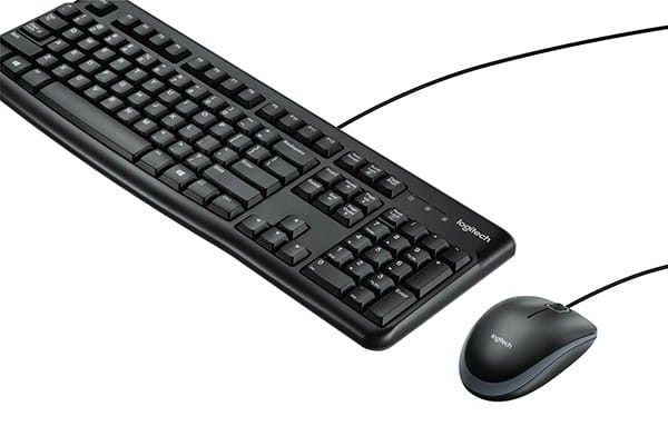Logitech MK120 zestaw klawiatura przewodowa (USB) US, czarna z przewodową myszą optyczną, klasyczna-5 1410 
