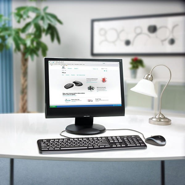 Logitech MK120 zestaw klawiatura przewodowa (USB) US, czarna z przewodową myszą optyczną, klasyczna-8 1410 