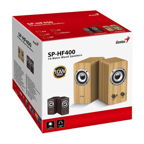 Genius głośniki SP-HF400, 10W, brązowa-6 1434 