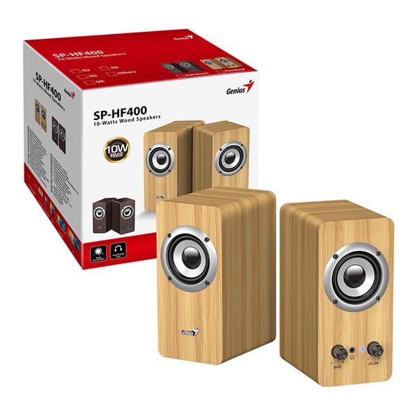 Genius głośniki SP-HF400, 10W, brązowa-7 1434 