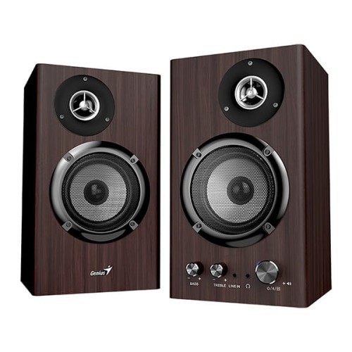 Genius głośniki SP-HF1812BT, 2.0, 50W, ciemny brąz, drewniane-1 1436 