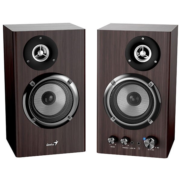 Genius głośniki SP-HF1812BT, 2.0, 50W, ciemny brąz, drewniane-3 1436 