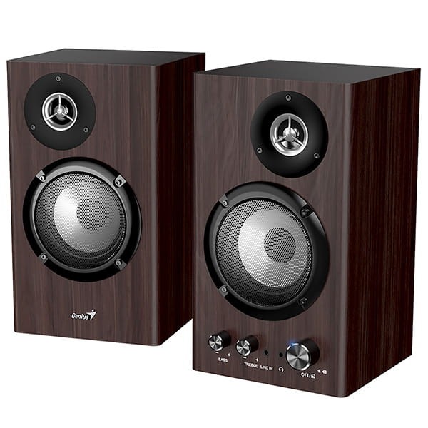 Genius głośniki SP-HF1812BT, 2.0, 50W, ciemny brąz, drewniane-4 1436 