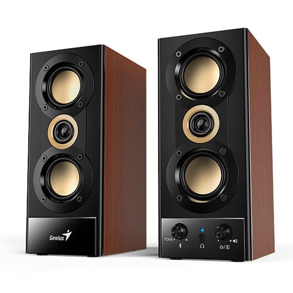 Genius głośniki SP-HF800BT, 2.0, 20W, czarno-brązowy, Bluetooth 5.3-5 1440 