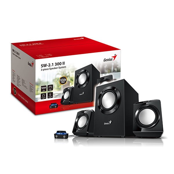 Genius głośniki SW-2.1 300 ver.II, 2.1, 10W, czarne-4 1449 