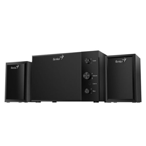 Genius głośniki SW-2.1 350, 2.1, 15W, czarne, kontroler, kontrola tonów niskich i wysokich, 3,5 mm jack, 40Hz~20kHz-2 1450 