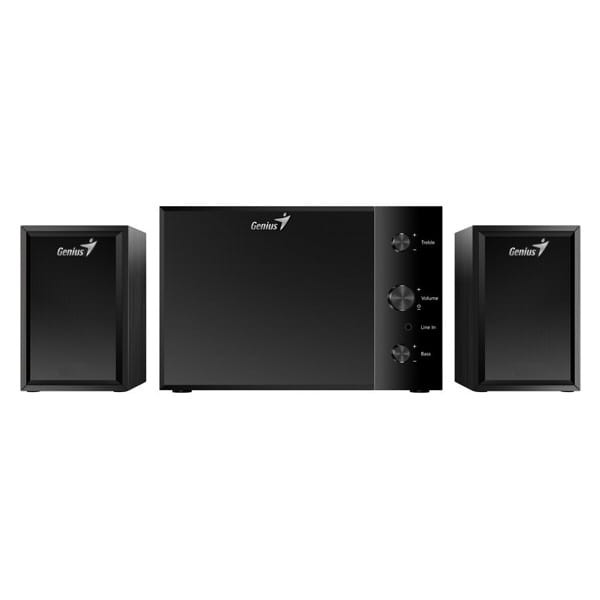 Genius głośniki SW-2.1 350, 2.1, 15W, czarne, kontroler, kontrola tonów niskich i wysokich, 3,5 mm jack, 40Hz~20kHz-3 1450 