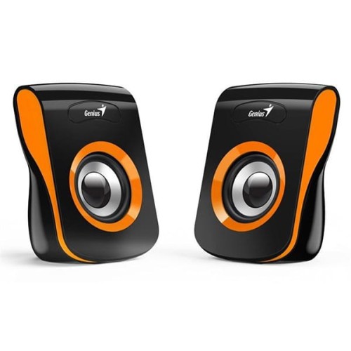 Genius głośniki SP-Q180, 2.0, 6W, czarno-pomarańczowy, regulacja głośności, stołowy, 150Hz-20kHz, EOL-1 1459 