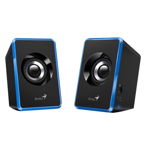 Genius głośniki SP-U125, 2.0, 3W, niebieskie, regulacja głośności, 3,5 mm jack (USB), 150Hz-20kHz-1 1460 