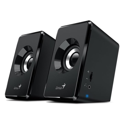 Genius głośniki SP-U125, 2.0, 3W, czarne, regulacja głośności, 3,5 mm jack (USB), 150Hz-20kHz-2 1462 