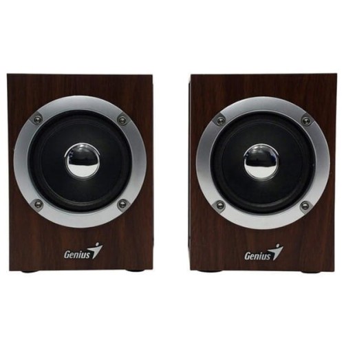 Genius głośniki SP-HF280, 2.0, 6W, brązowe, regulacja głośności, 3,5 mm jack (USB), 100Hz~20kHz-2 1464 